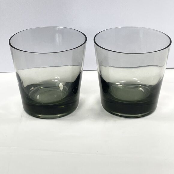 whiskey bourban glasses set of 2 black bottom 8 oz bar set gifts for drinkers - Picture 2 of 7